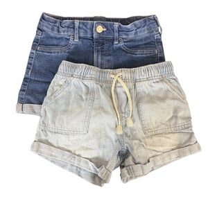 Kids Denim Shorts Set - Girls Shorts Bundle Sz 8 Denim/Jeans Style